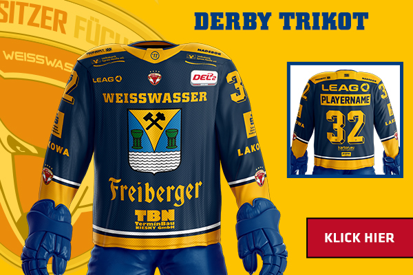 Lausitzer Füchse - Derby Trikot 2025-26