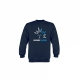 Dresdner Eislöwen - Sweatshirt KIDS - navy - LOGO - 3-4y