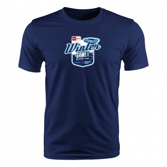 Winter Game 2026 - Shirt Logo - navy - Gr.XS