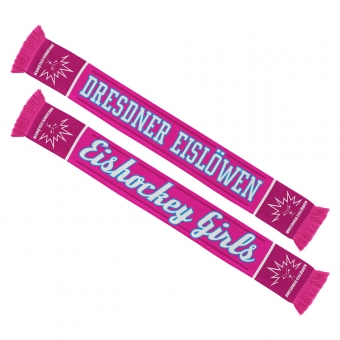 Dresdner Eislöwen - Fan Schal pink - Eishockey Girls