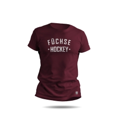 Lausitzer Füchse - Team T-Shirt - Hockey - burgund