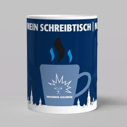 Dresdner Eislöwen - Fan Tasse - Jumbo - Homeoffice